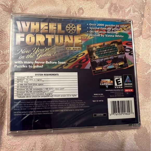 NEW! WHEEL OF FORTUNE PC CD-ROM 1st Edition Video Game - Picture 2 of 2